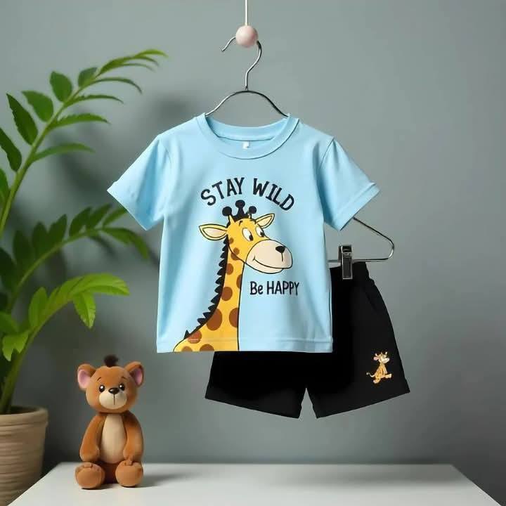 5 - Ultra-Soft 100% Pure Cotton Kids T-Shirt Set