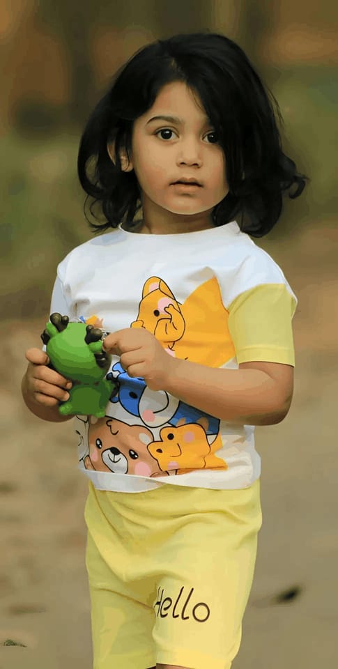 24 - Ultra-Soft 100% Pure Cotton Kids T-Shirt Set