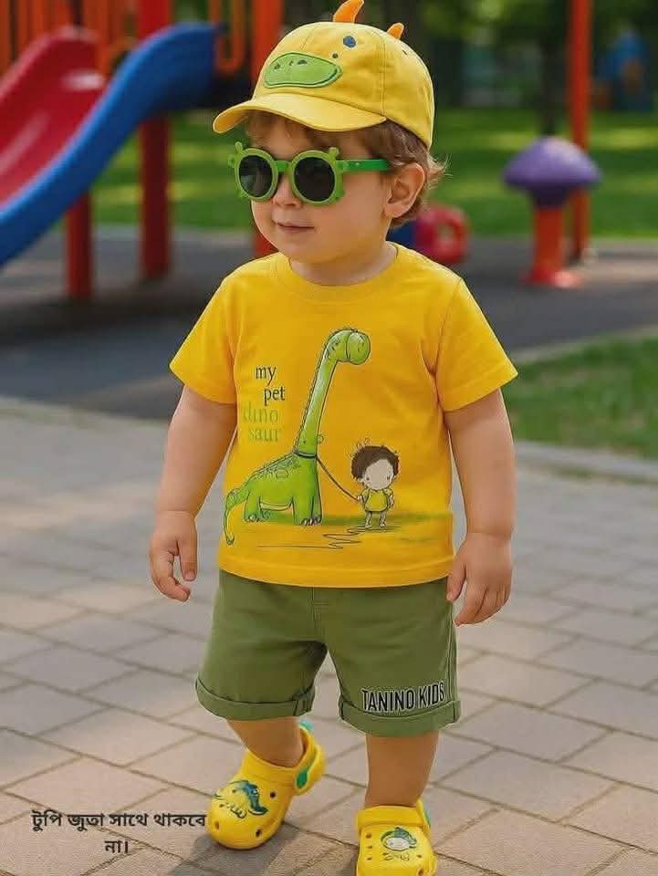 40 - Ultra-Soft 100% Pure Cotton Kids T-Shirt Set