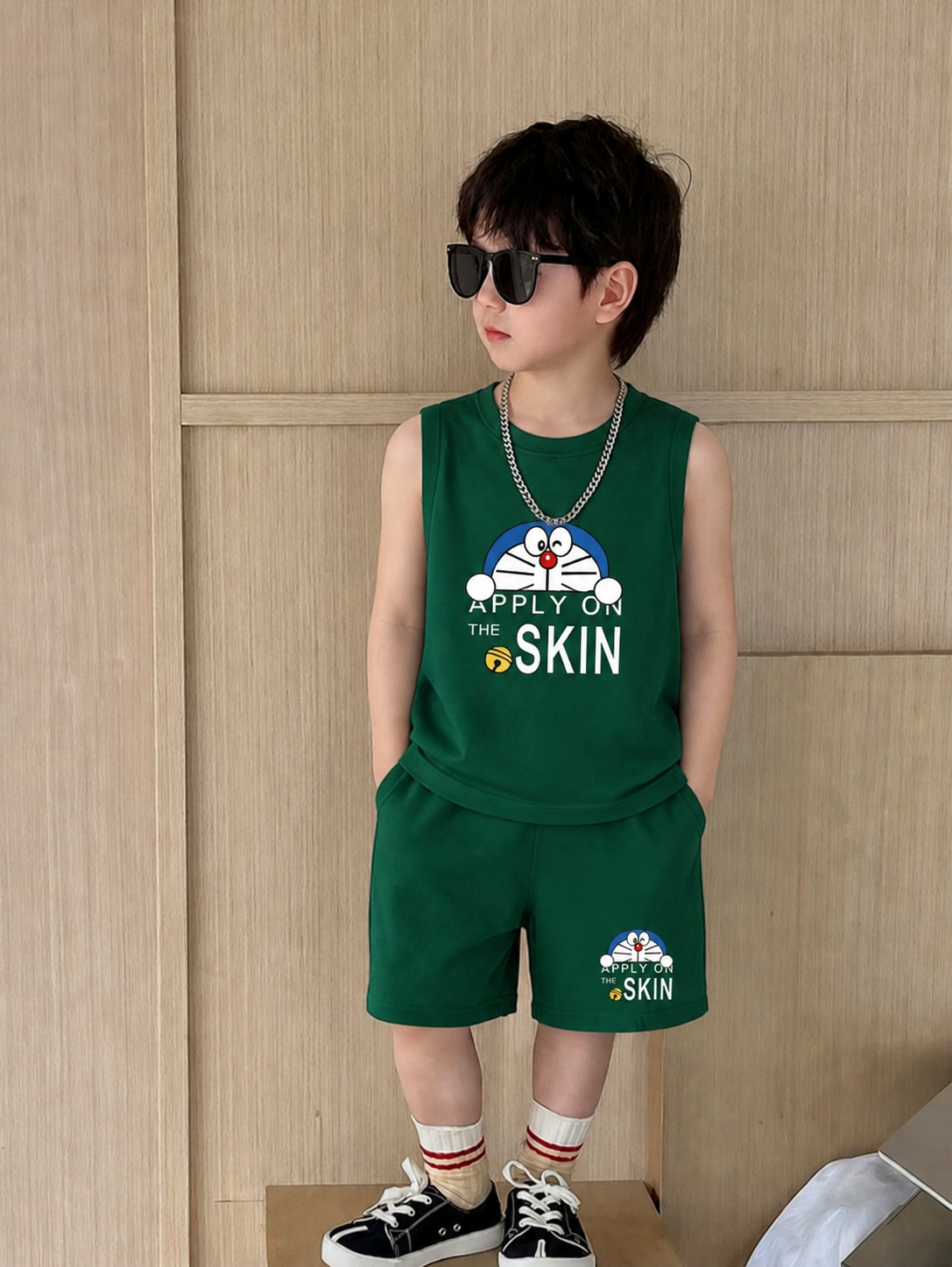 Eid special sleeveless t-shirt set