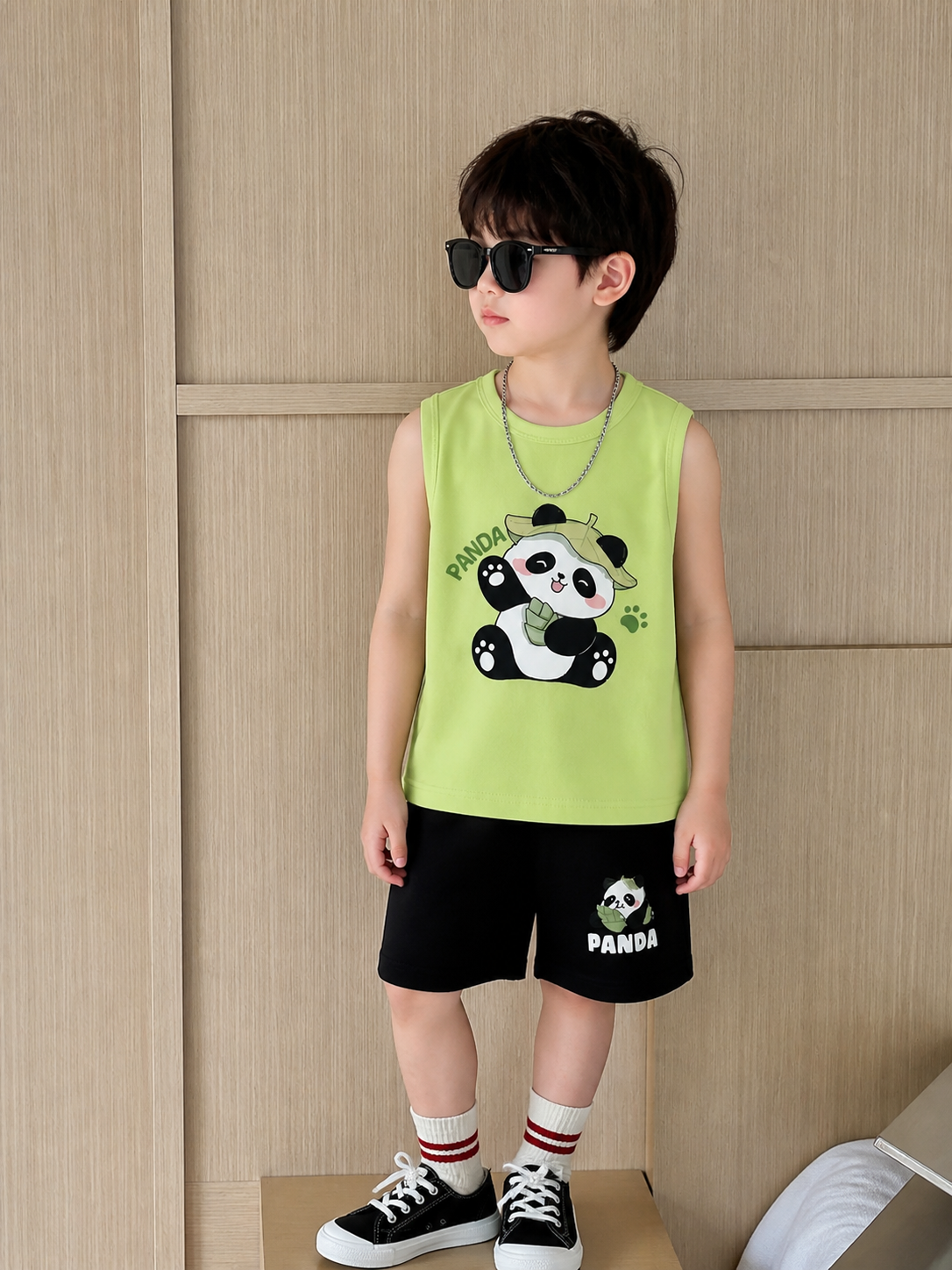 Eid special sleeveless t-shirt set